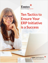 Ten Tactics to Ensure Your ERP Initiative is a Success