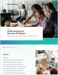 Understanding Your Dynamics GP Options