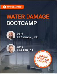 Water Damage Restoration Bootcamp
