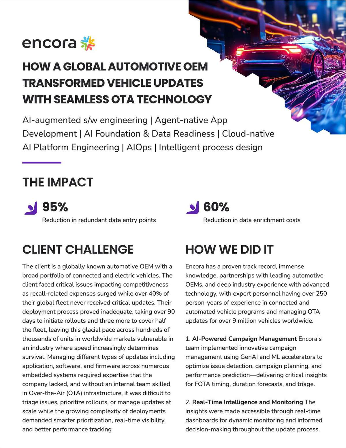 How a Global Automotive OEM Transformed Vehicle Updates with Seamless OTA Technology