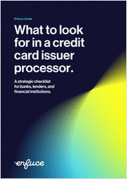 What To Look for in A Credit Card Issuer Processor.