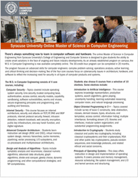 Syracuse University Online Master of Science in Computer Engineering