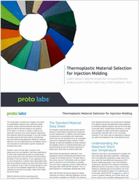 Selecting the Right Thermoplastic Material for Injection Molding