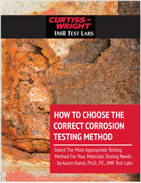How to Choose the Correct Corrosion Testing Method