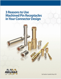 3 Reasons to Use Machined Pin Receptacles in Your Connector Design