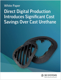 Direct Digital Production Introduces Significant Cost Savings Over Cast Urethane
