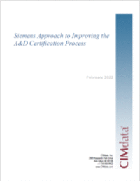 Siemens Approach to Improving the A&D Certification Process
