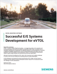 Successful E/E Systems Development for eVTOL