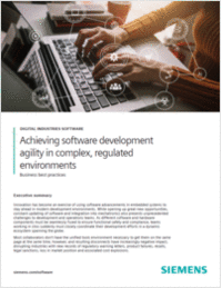 Achieving Software Development Agility in Complex, Regulated Environments