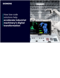 How Low-Code Solutions Help Accelerate Industrial Machinery's Digital Transformation