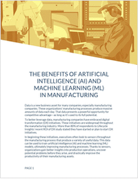 The role of AI and machine learning in manufacturing
