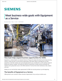 Meet business-wide goals with Equipment as a Service