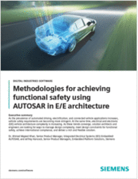 Methodologies for Achieving Functional Safety using AUTOSAR in E/E Architecture
