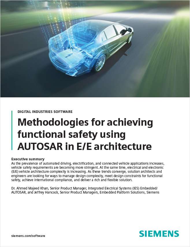 Methodologies for Achieving Functional Safety using AUTOSAR in E/E Architecture