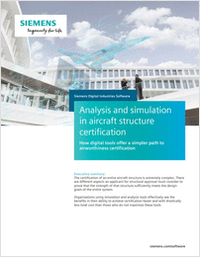 Analysis and Simulation in Aircraft Structure Certification