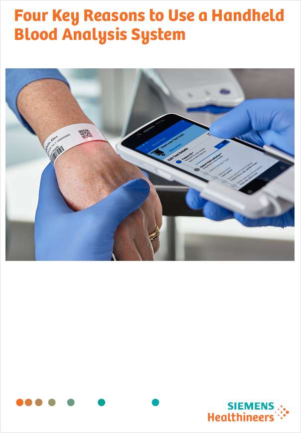 Four Key Reasons to Use a Handheld Blood Analysis System