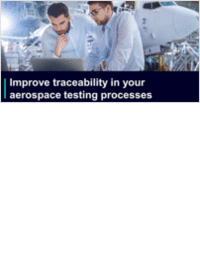 Improve Traceability in Aerospace Testing