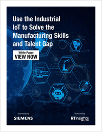 Use the Industrial IoT to Solve the Manufacturing Skills and Talent Gap