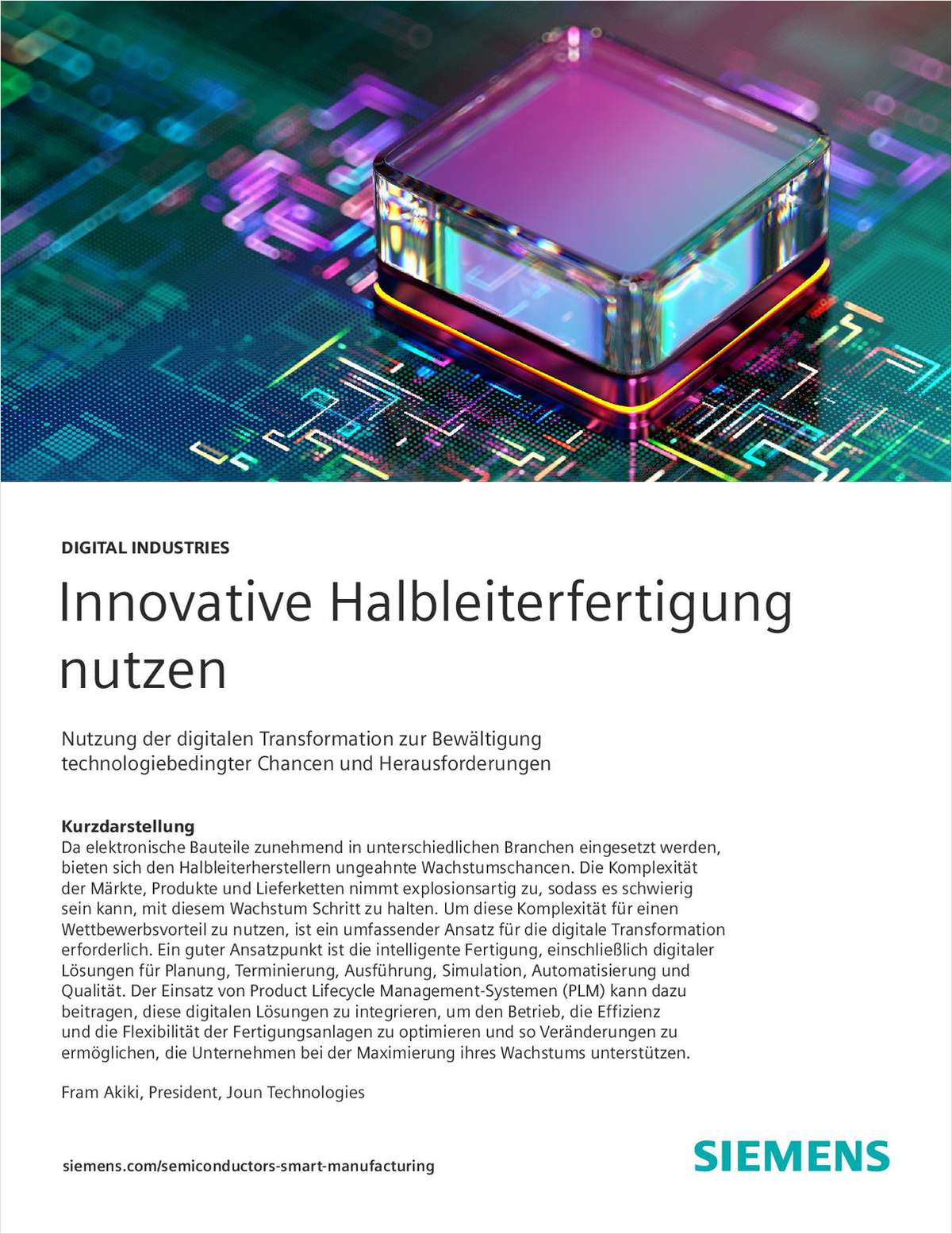 Innovative Halbleiterfertigung nutzen