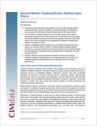 Siemens Mendix: Creating efficient, resilient value chains