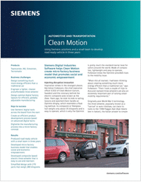 Automotive and Transportation Clean Motion