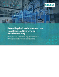 Extending Industrial Automation to Optimize Efficiency and Decision Making