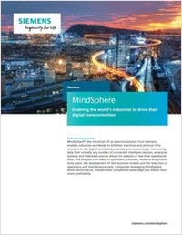 MindSphere: Enabling the World's Industries to Drive Their Digital Transformations