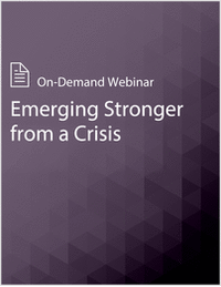 Emerging Stronger from a Crisis