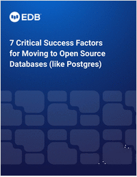 Guide: Banking and financial services -- 7 critical success factors for moving to open source databases