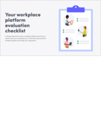 Your Workplace Platform Evaluation Checklist