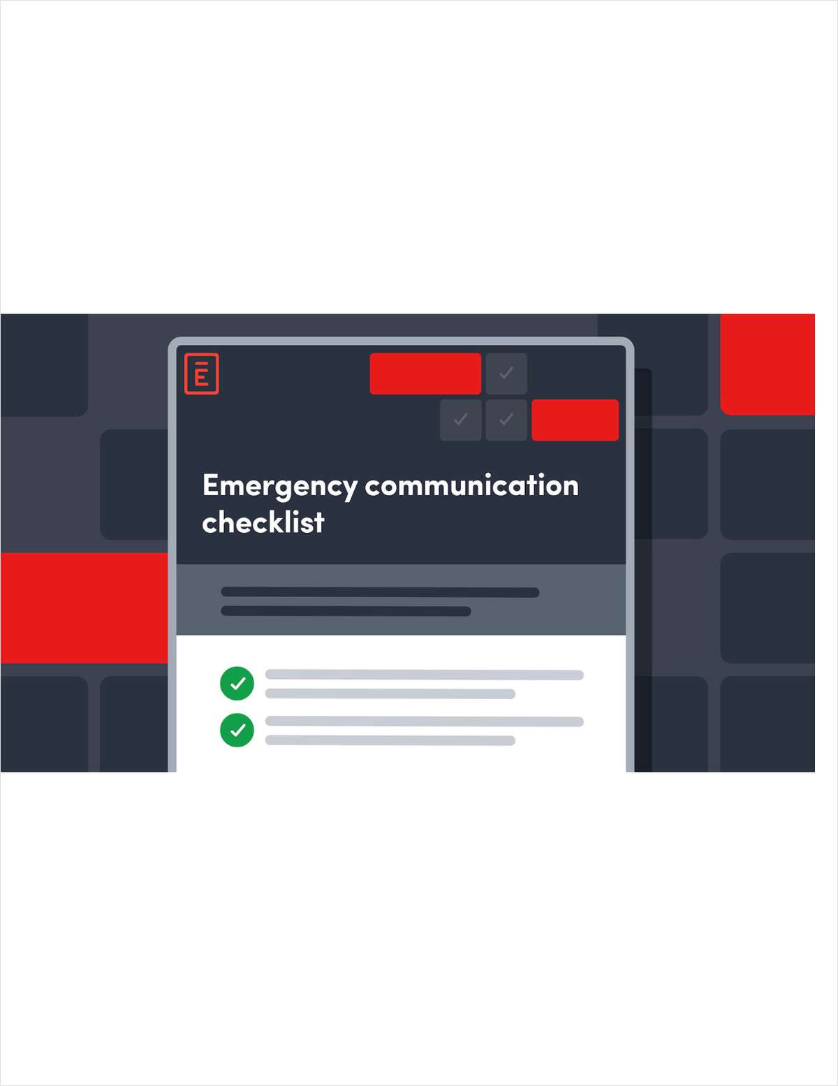 The only emergency communication checklist your office needs