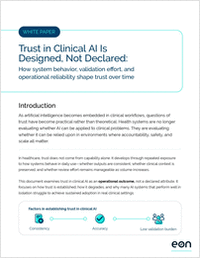 Trust in Clinical AI Is Designed, Not Declared