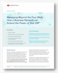 Managing Beyond the Four Walls: How a Business Network can Extend the Power of Your ERP