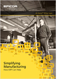 Simplifying Manufacturing. How ERP Can Help
