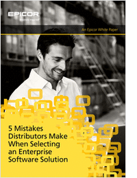 5 Mistakes Distributors Make When Selecting an Enterprise Software Solution