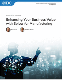 Enhancing Your Business Value with Epicor for Manufacturing