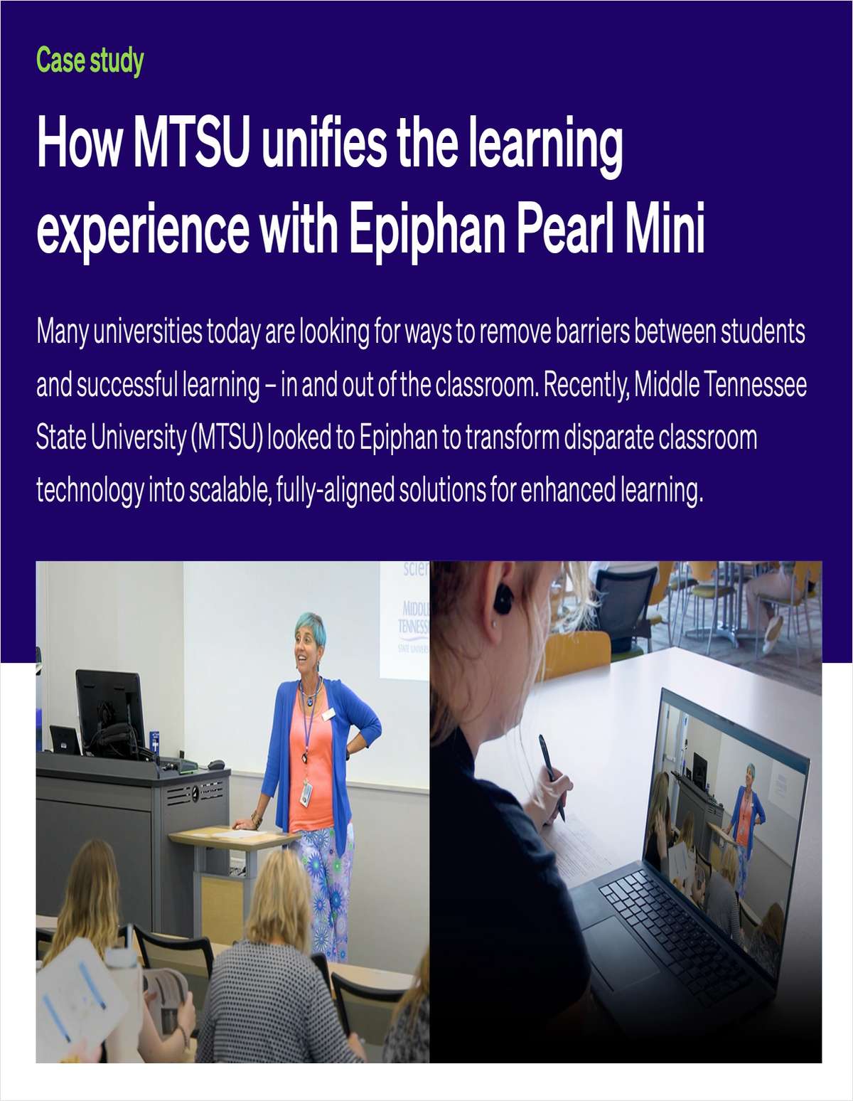 How MTSU Unified AV Across 400+ Classrooms with Pearl Mini