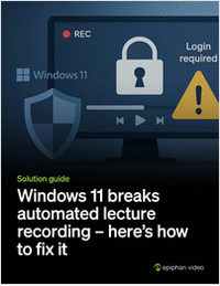 Windows 11 and Lecture Capture: How to Fix Automated Recording Failures