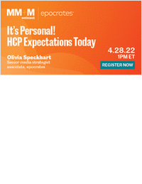 It's personal! HCP expectations today