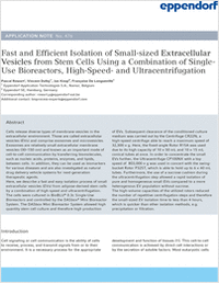 Isolating Extracellular Vesicles Using a High-Speed and Ultracentrifugation Combination