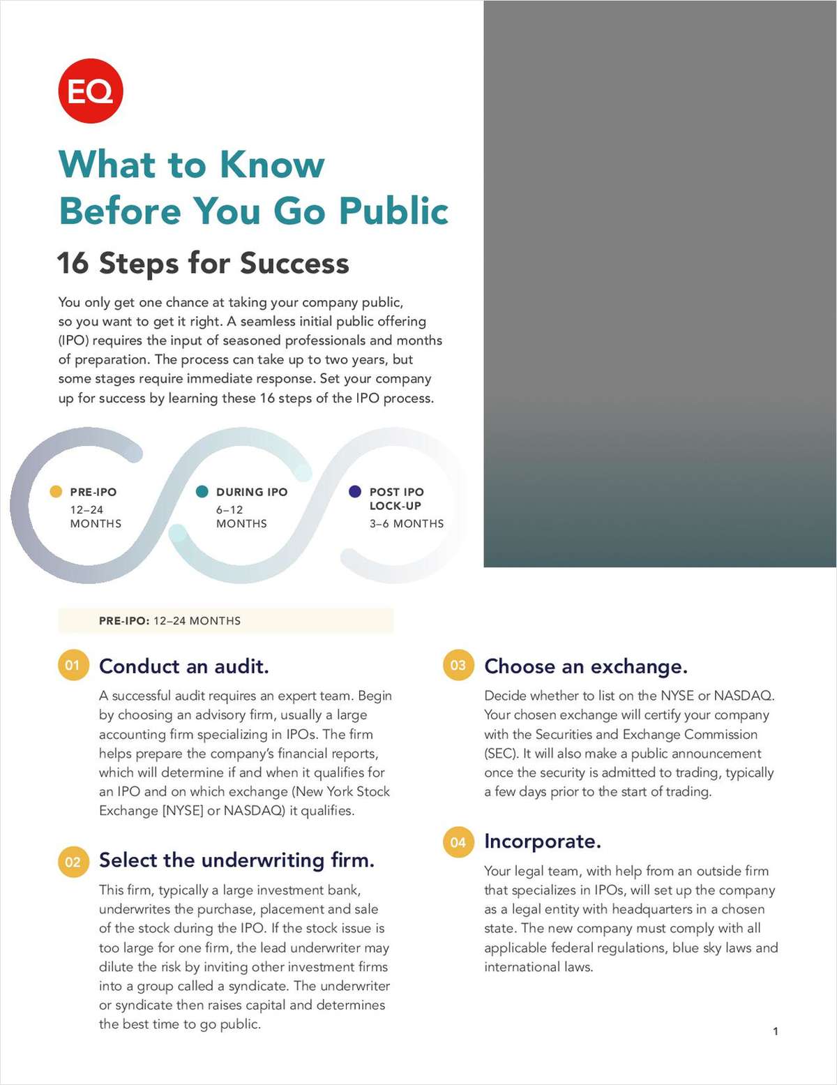 What to Know Before You Go Public 16 Steps for Success