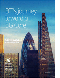 BT's journey toward a 5G Core: A direct evolution to cloud native
