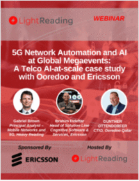 5G Network Automation and AI at Global Megaevents: A Telco AI-at-scale case study with Ooredoo and Ericsson