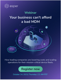 Your business can't afford a bad MDM experience.
