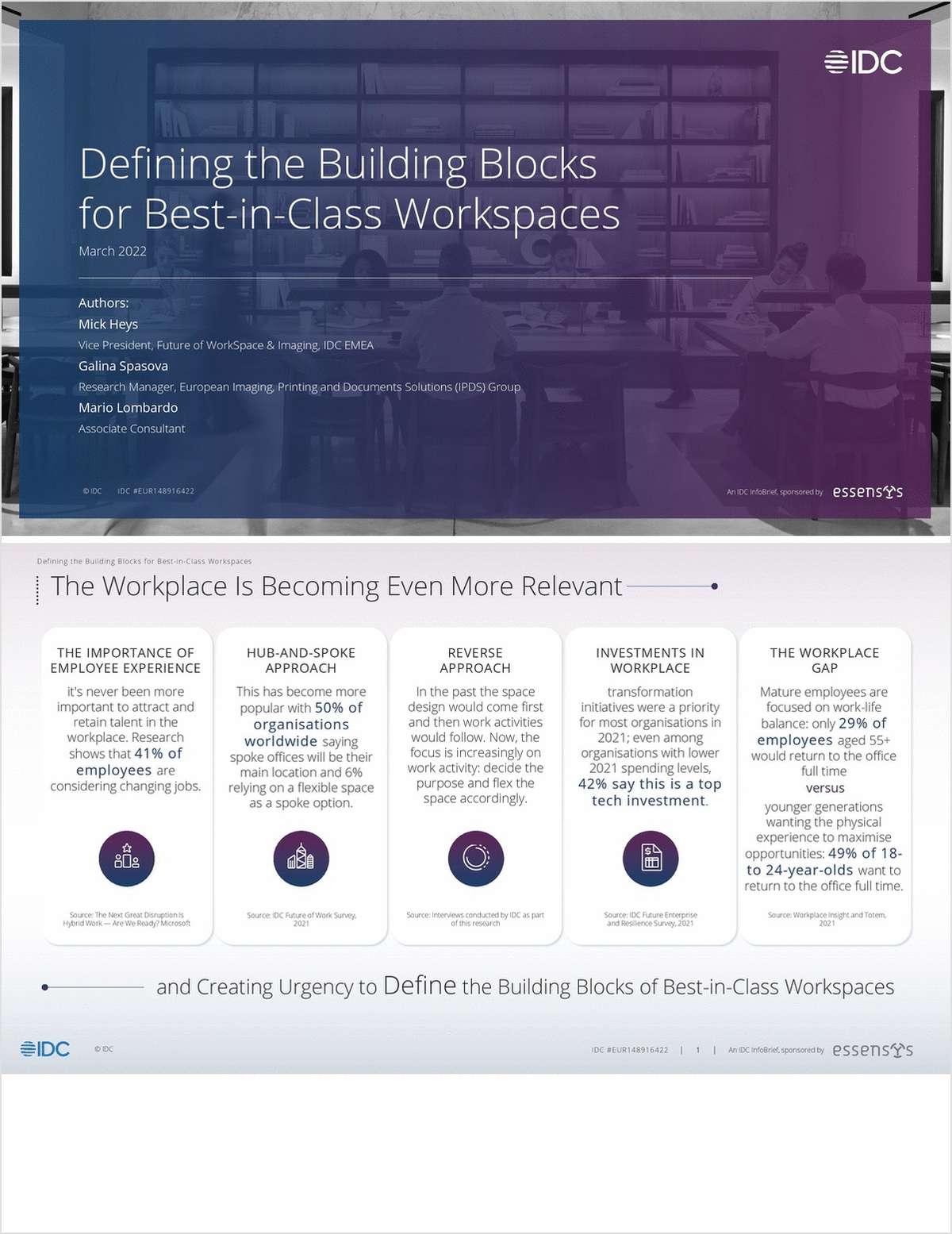 Defining the Building Blocks for Best-in-Class Workspaces
