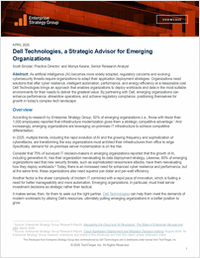Dell Technologies, a Strategic Advisor for Emerging Organizations