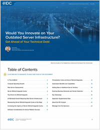 Would You Innovate on Your Outdated Server Infrastructure?