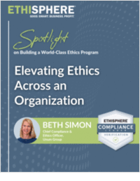 Elevating Ethics Across an Organization