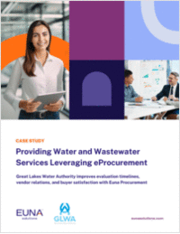 Customer Case Study - Providing Water and Wastewater Services Leveraging eProcurement