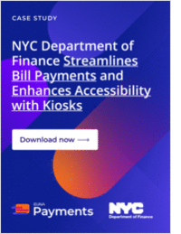 NYC Department of Finance Streamlines Bill Payments and Enhances Accessibility with Kiosks